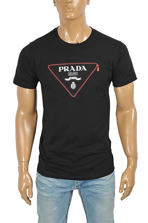 prada mens printed shirt|prada t shirt men's sale.